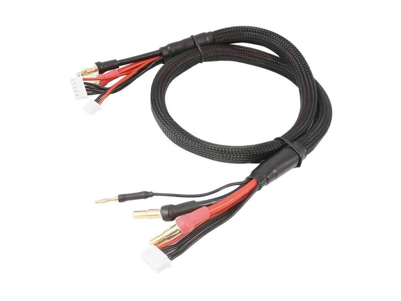 Gens ace &Tattu Gens Ace 2S/4S Charge Cable: 4mm & 5mm Bullet with 4.0mm Bullet Connector