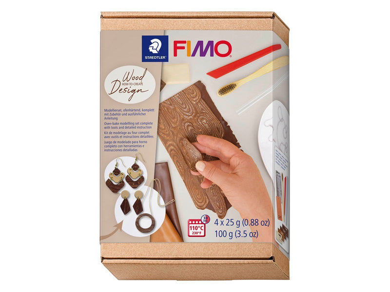 Staedtler Set Mod. clay FIMO soft Ht wood-eff