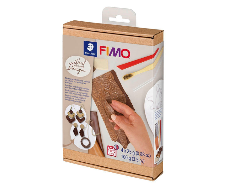 Staedtler Set Mod. clay FIMO soft Ht wood-eff