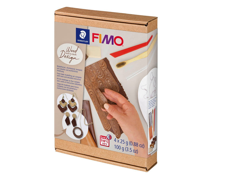 Staedtler Set Mod. clay FIMO soft Ht wood-eff
