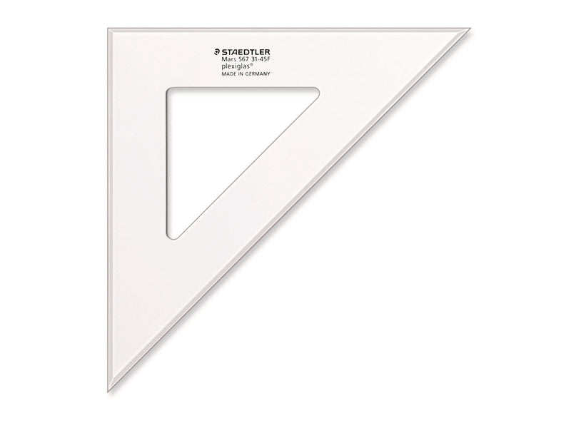 Staedtler Set square 31 cm 45/45 degree clear