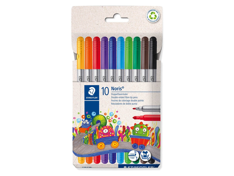 Staedtler Fibre tip pen 2tips N 10pcs.wallet