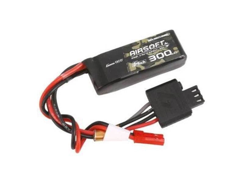Gens ace &Tattu Gens ace G-Tech 35C 300mAh 2S1P 7.4V Airsoft Gun Lipo Battery with JST-SYP Plug