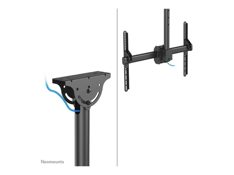 Neomounts CL35-440BL16L mounting kit - full-motion - for flat panel - black 50 kg 70" 200 x 100 mm