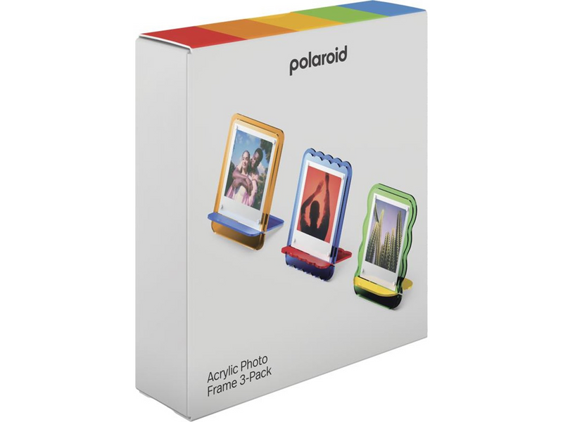 Polaroid Acrylic Photo Frame - Coloured 3-pack
