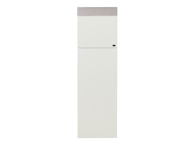 Renz RENZ Liberty, Skyline Freistehend Briefkasten mit RENZ Schloss, Weiß