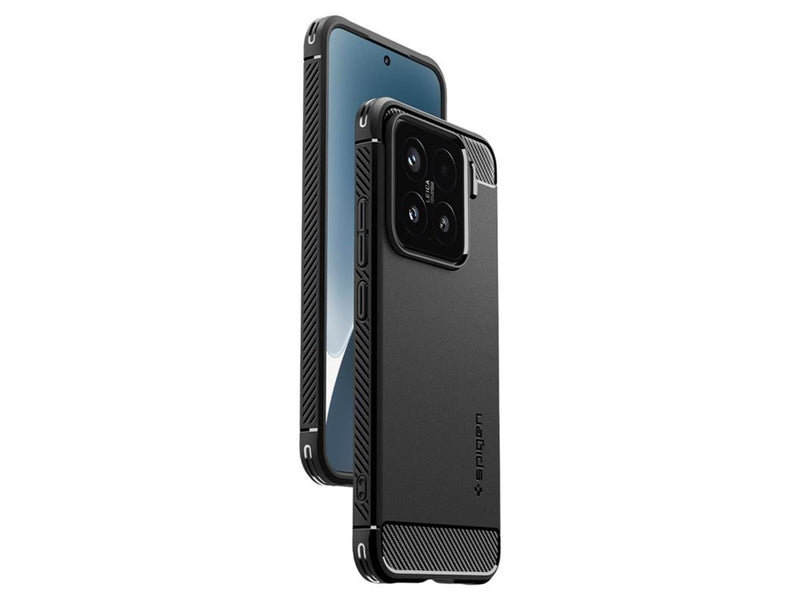 Spigen Rugged Armor - Matte Black - Xiaomi 15