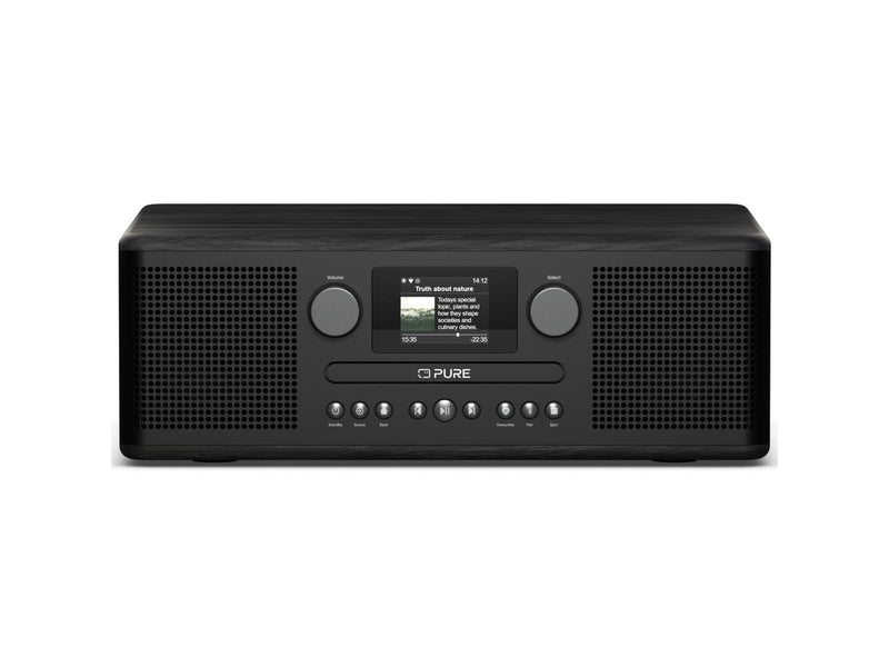 PURE Classic C-D6i - Black Ash - DAB+/FM - Stereo - schwarz