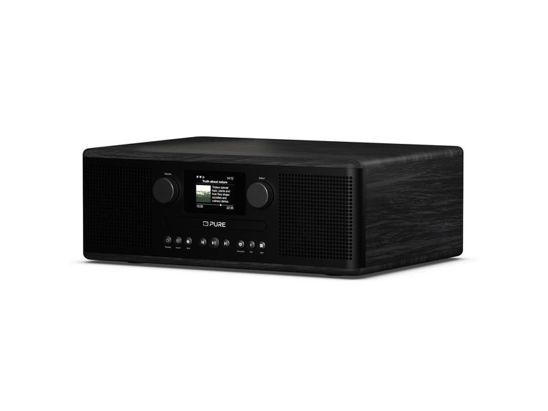 PURE Classic C-D6i - Black Ash - DAB+/FM - Stereo - schwarz