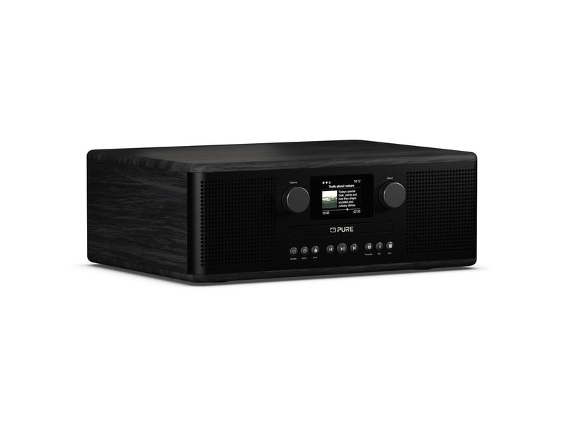 PURE Classic C-D6i - Black Ash - DAB+/FM - Stereo - schwarz