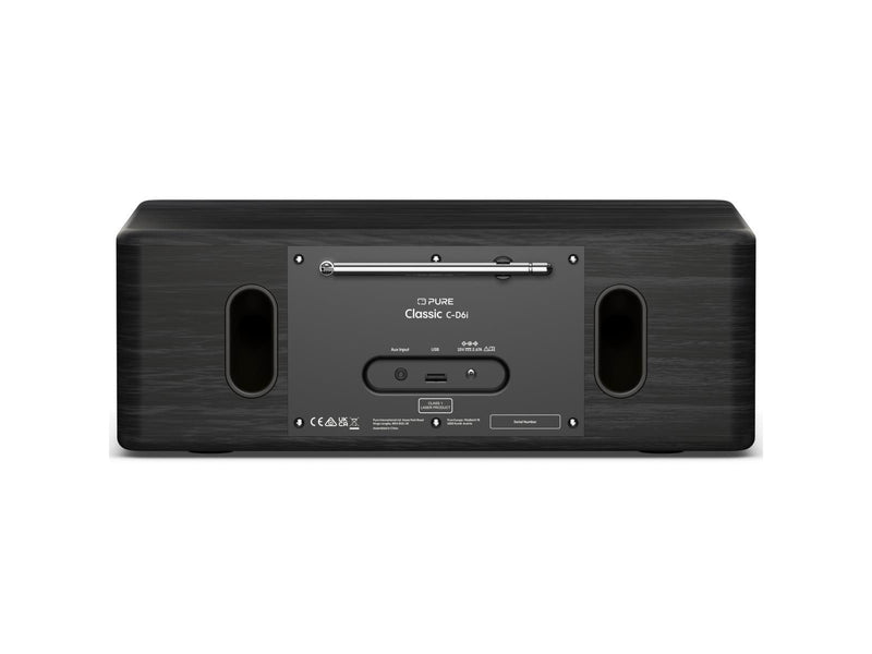 PURE Classic C-D6i - Black Ash - DAB+/FM - Stereo - schwarz