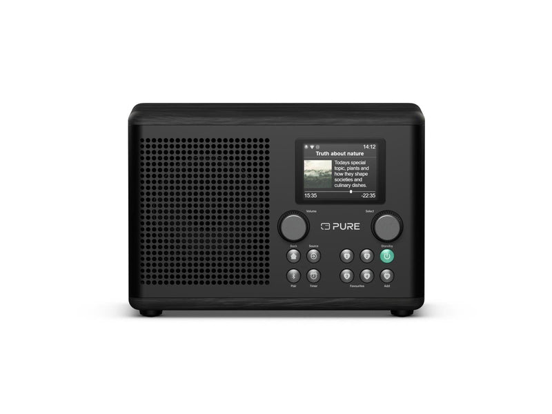 PURE Classic H4i - Black Ash - DAB+/FM - Mono - schwarz
