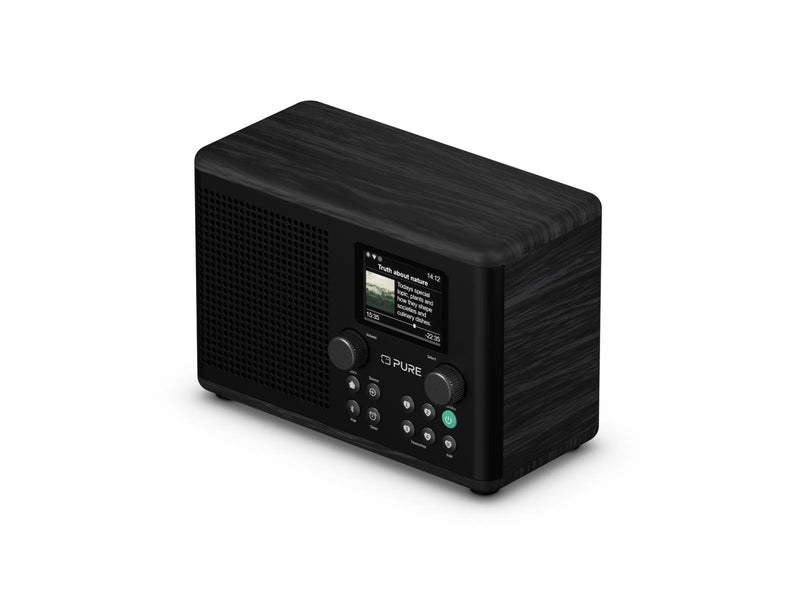 PURE Classic H4i - Black Ash - DAB+/FM - Mono - schwarz