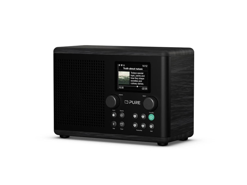 PURE Classic H4i - Black Ash - DAB+/FM - Mono - schwarz