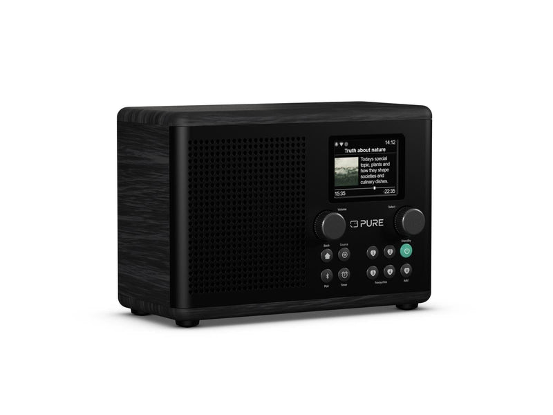 PURE Classic H4i - Black Ash - DAB+/FM - Mono - schwarz