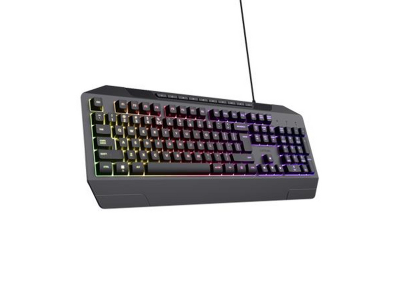 Trust GXT 836 Evocx Illuminated Gaming Keyboard - Black (Nordic) - Gaming Tastaturen - Nordisch - Schwarz