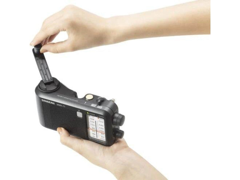 Sangean -MMR-77 - Portable Radio - AM/FM - Stereo - schwarz