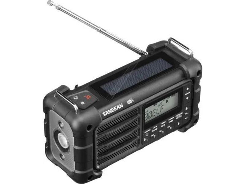 Sangean MMR-99 - Bluetooth - Handcrank - Solar Radio - DAB/DAB+/FM - Mono - schwarz