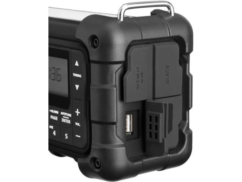 Sangean MMR-99 - Bluetooth - Handcrank - Solar Radio - DAB/DAB+/FM - Mono - schwarz