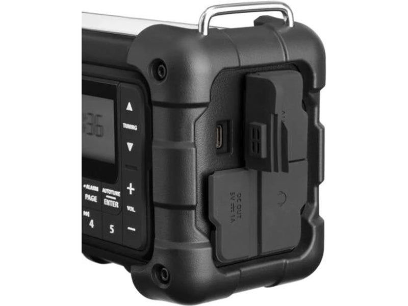Sangean MMR-99 - Bluetooth - Handcrank - Solar Radio - DAB/DAB+/FM - Mono - schwarz