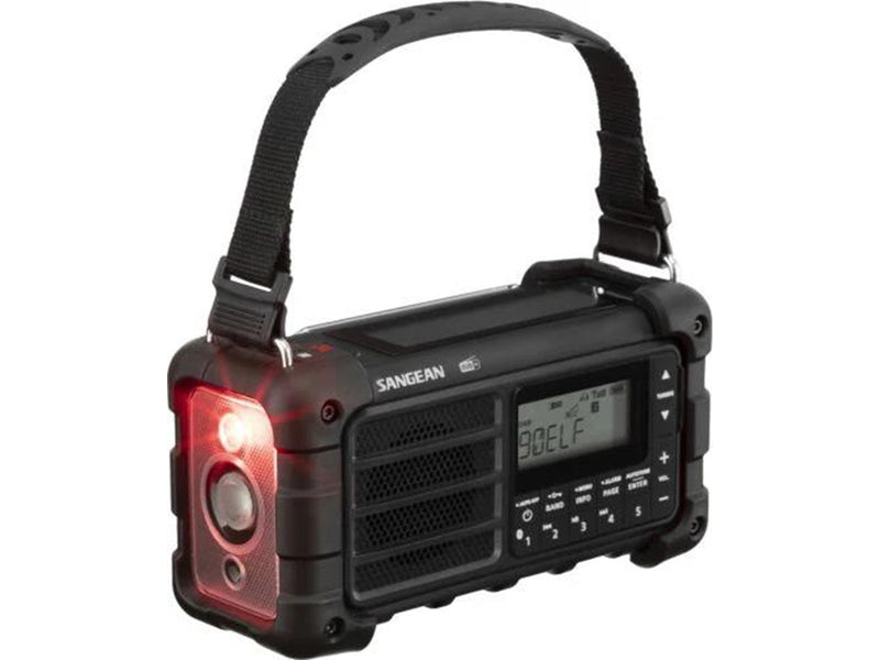 Sangean MMR-99 - Bluetooth - Handcrank - Solar Radio - DAB/DAB+/FM - Mono - schwarz