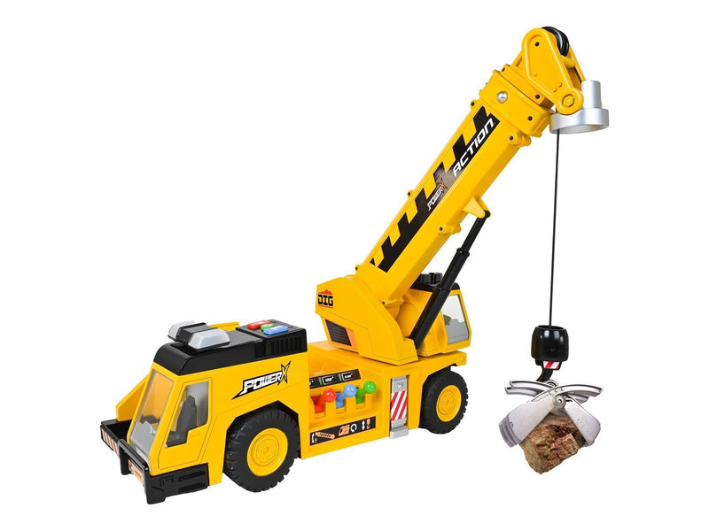 Power X Electronic 3-in-1 Crane Truck with lights and sounds