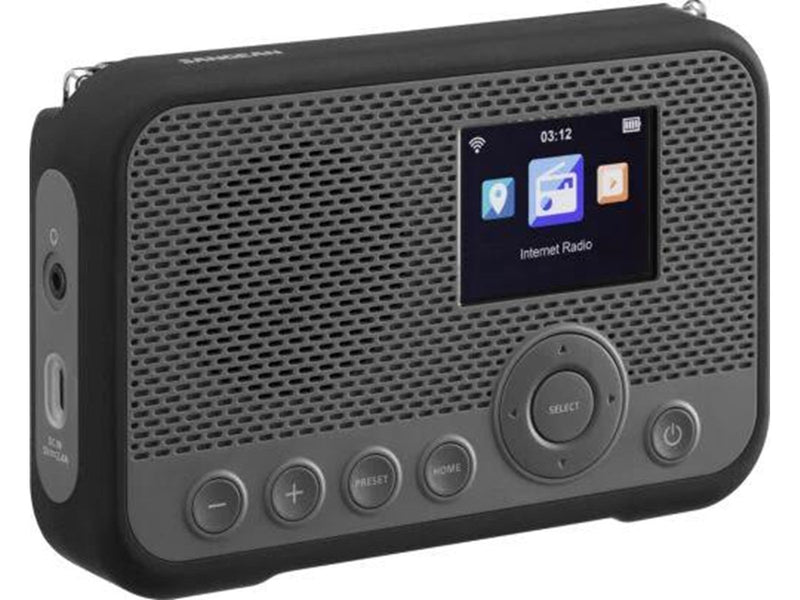 Sangean WFR-39 Portable Internet Radio - DAB/DAB+ - schwarz