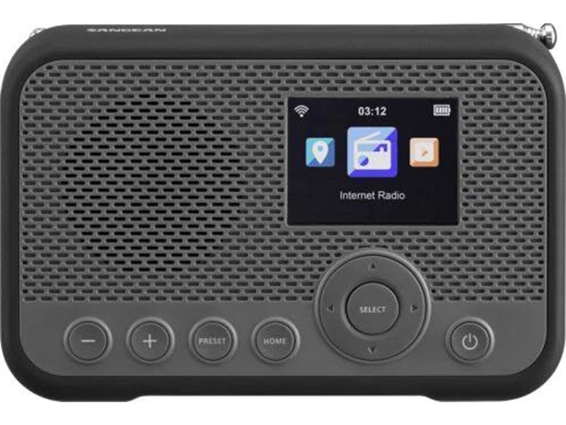 Sangean WFR-39 Portable Internet Radio - DAB/DAB+ - schwarz