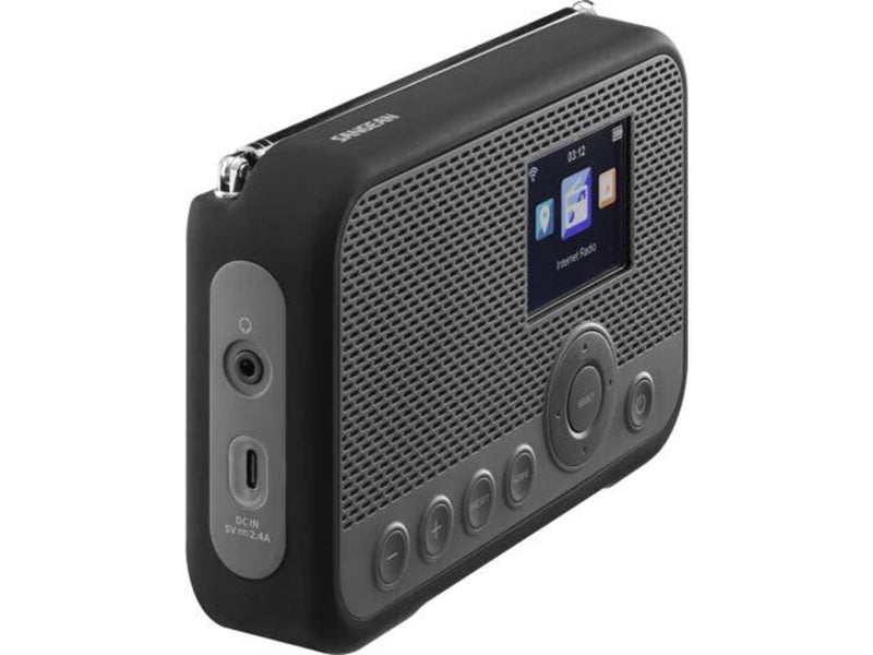 Sangean WFR-39 Portable Internet Radio - DAB/DAB+ - schwarz