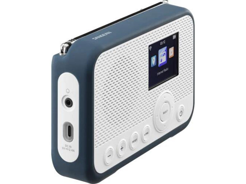 Sangean WFR-39 Portable Internet Radio - DAB/DAB+ - Weiß