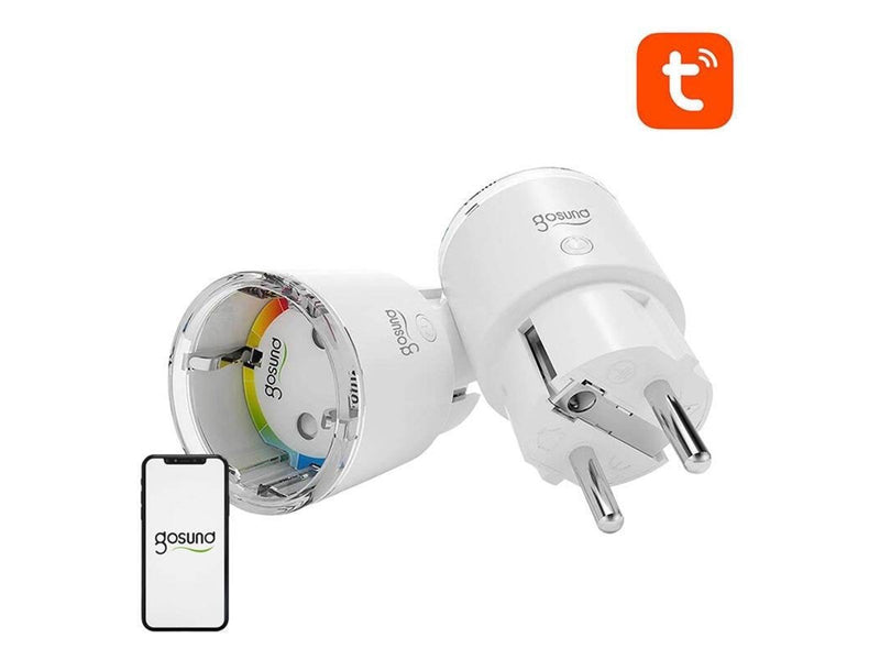 Gosund EP2 WiFi Smart Socket 2 Pieces (Two-Pack) 10A Tuya