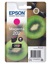 Epson Original 202 Kiwi Druckerpatrone magenta 300 Seiten 4,1ml (C13T02F34010)