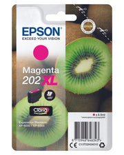 Epson Original 202XL Kiwi Druckerpatrone magenta 650 Seiten 8,5ml (C13T02H34010)