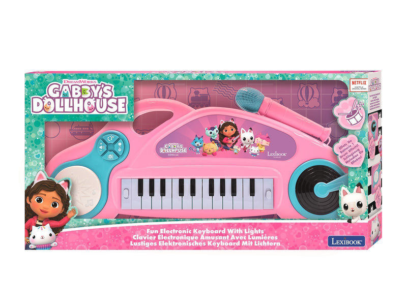 Gabby's Dollhouse Fun Electronic Keyboard with Light
