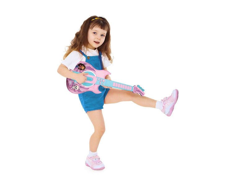 Gabby's Dollhouse Electronic Lighting Guitar with Mic in glasses.