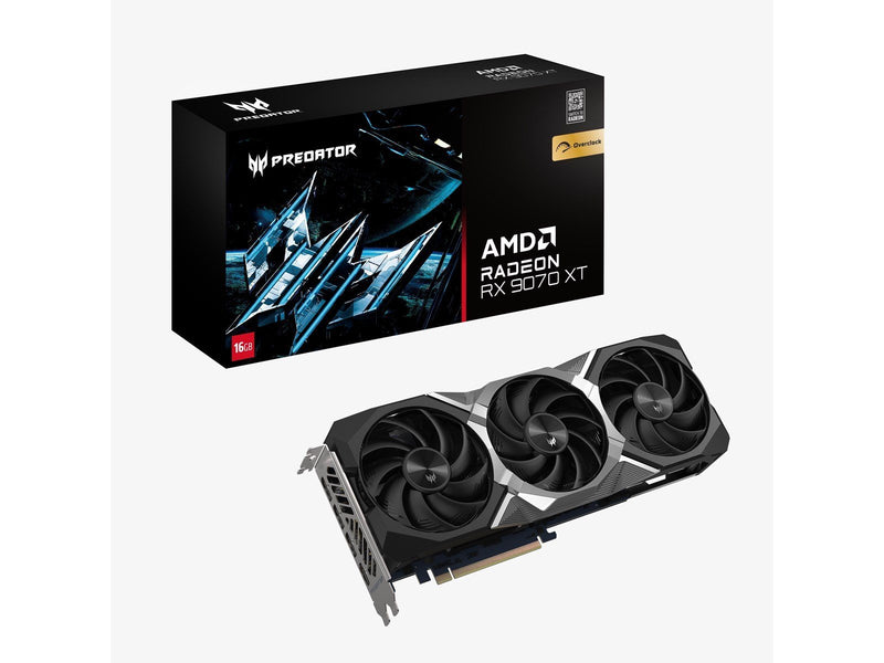 Acer Radeon RX 9070 XT Predator Bifrost OC - 16GB GDDR6 RAM - Grafikkarte