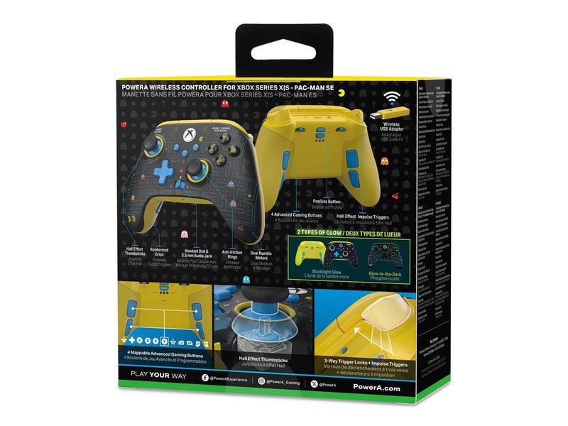 PowerA Kabelloser Controller für Xbox Series X|S – PAC-MAN SE