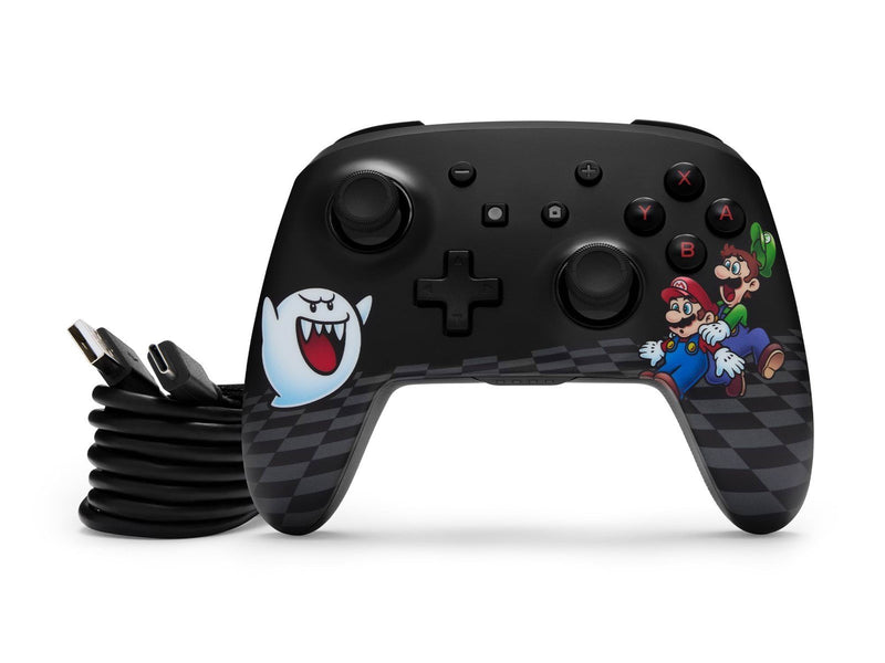 PowerA Verbesserter kabelloser Controller für Nintendo Switch mit Lumectra - Mario Guckguck - Wireless Controller - Nintendo Swi
