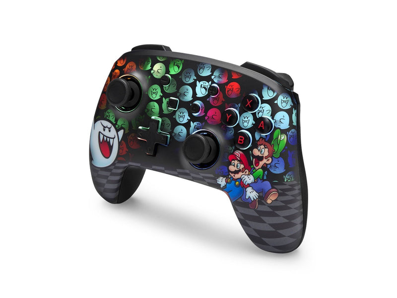 PowerA Verbesserter kabelloser Controller für Nintendo Switch mit Lumectra - Mario Guckguck - Wireless Controller - Nintendo Swi