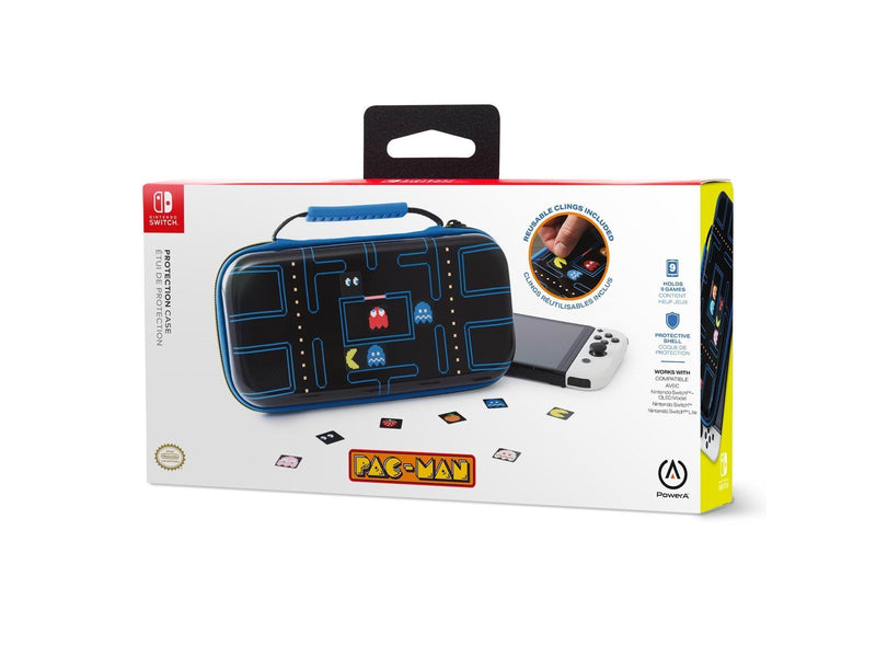 PowerA Schutzhülle für Nintendo Switch (OLED-Modell), Nintendo Switch und Nintendo Switch Lite - PAC-MAN Retro Arcade