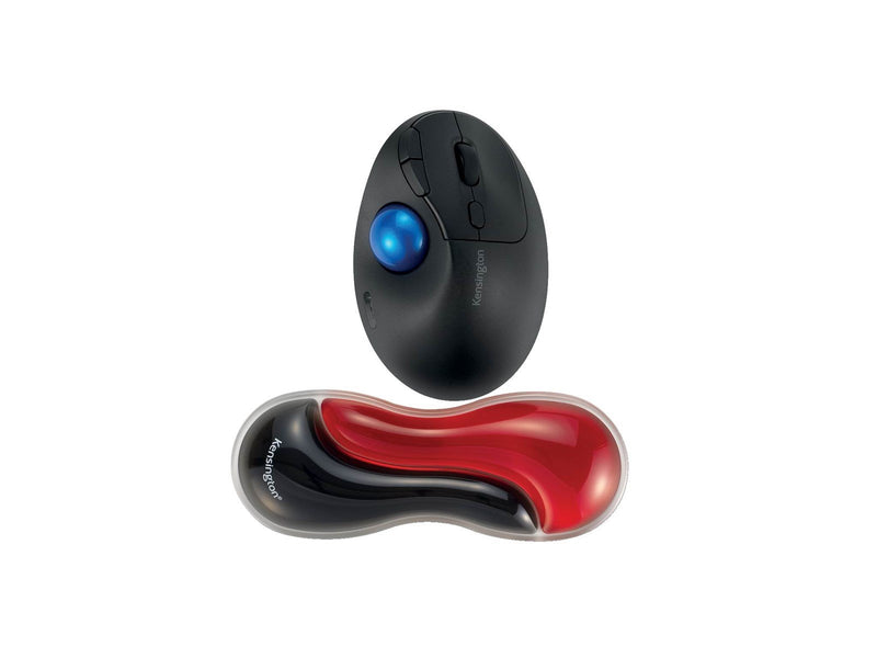 Kensington Slim Duo Gel Handgelenkauflage für Maus/Trackball - Rot