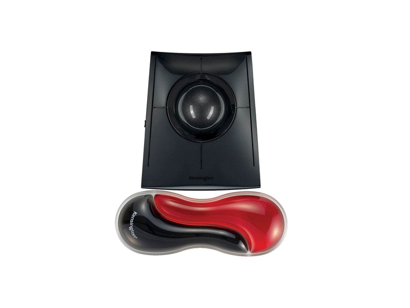 Kensington Slim Duo Gel Handgelenkauflage für Maus/Trackball - Rot