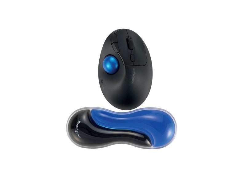 Kensington Slim Duo Gel Handgelenkauflage für Maus/Trackball - Blau
