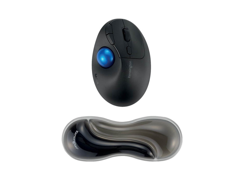 Kensington Slim Duo Gel Handgelenkauflage für Maus/Trackball - Grau