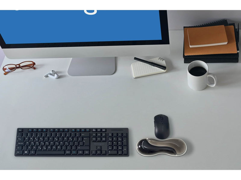 Kensington Slim Duo Gel Handgelenkauflage für Maus/Trackball - Grau
