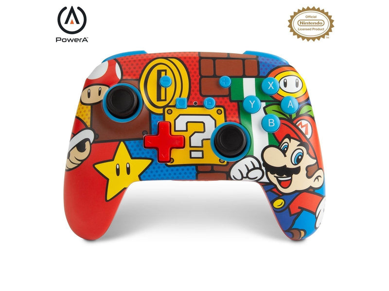 PowerA Verbesserter kabelloser Controller für Nintendo Switch - Mario Pop