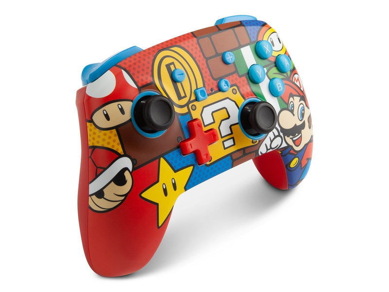 PowerA Verbesserter kabelloser Controller für Nintendo Switch - Mario Pop