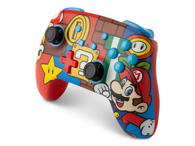 PowerA Verbesserter kabelloser Controller für Nintendo Switch - Mario Pop