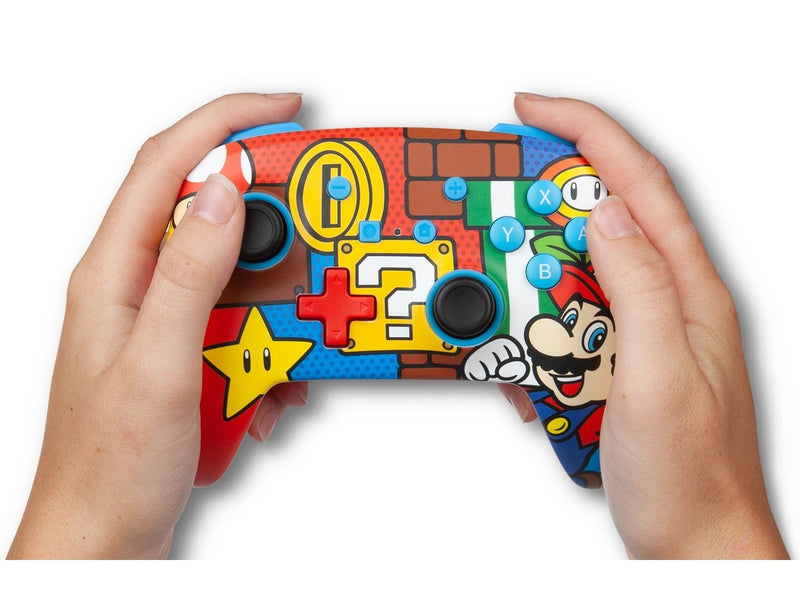 PowerA Verbesserter kabelloser Controller für Nintendo Switch - Mario Pop