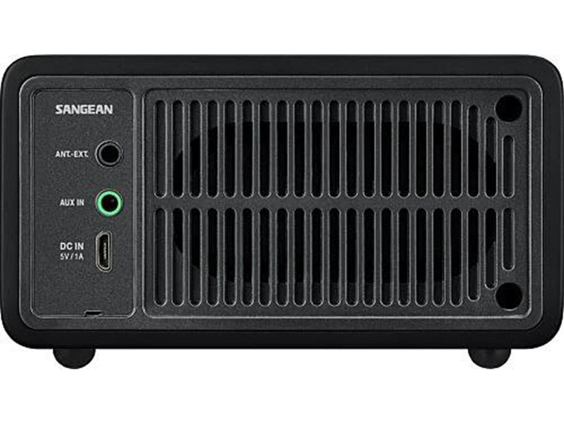 Sangean Genuine Mini WR-7 FM Radio - AM/FM - schwarz